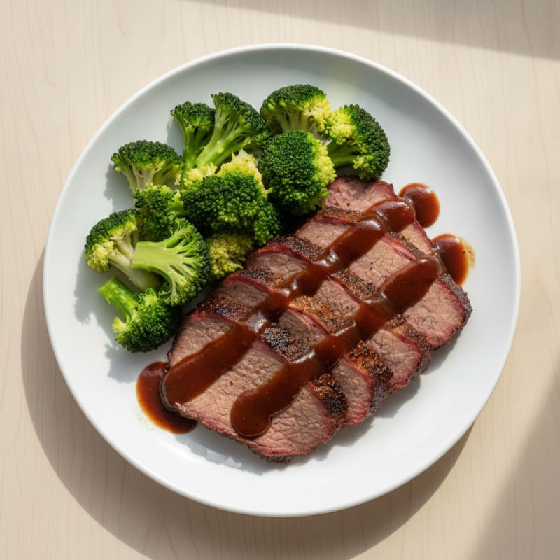 Smoky Texas Brisket with BBQ Glaze