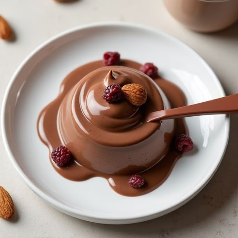 Silky Chocolate Protein Pudding with Greek Yogurt