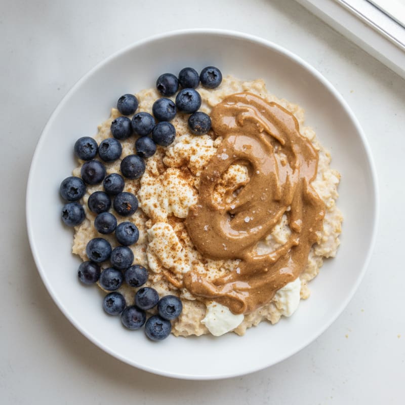 Protein-Packed Oatmeal with Egg Whites