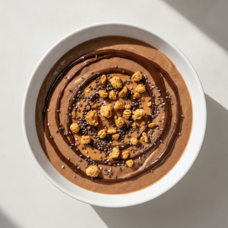 Chocolate Peanut Butter Smoothie Bowl