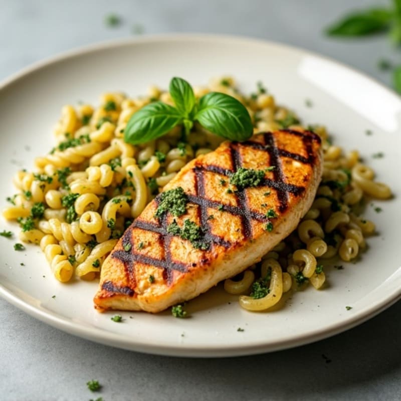 Herb-Grilled Chicken with Pesto Rotini