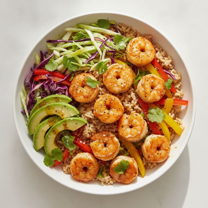 Chili-Lime Shrimp Taco Bowl