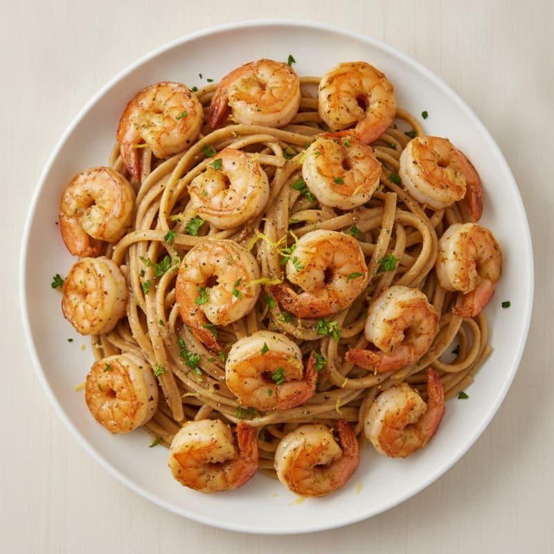 Garlic Butter Shrimp Scampi Pasta