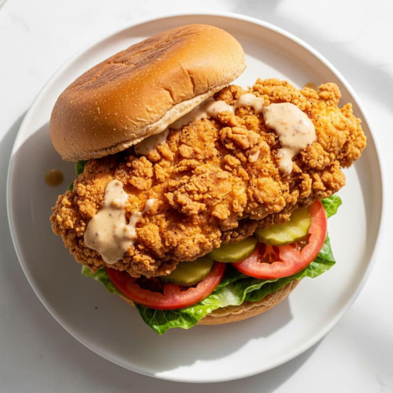 Crispy Buttermilk Fried Chicken Sandwich