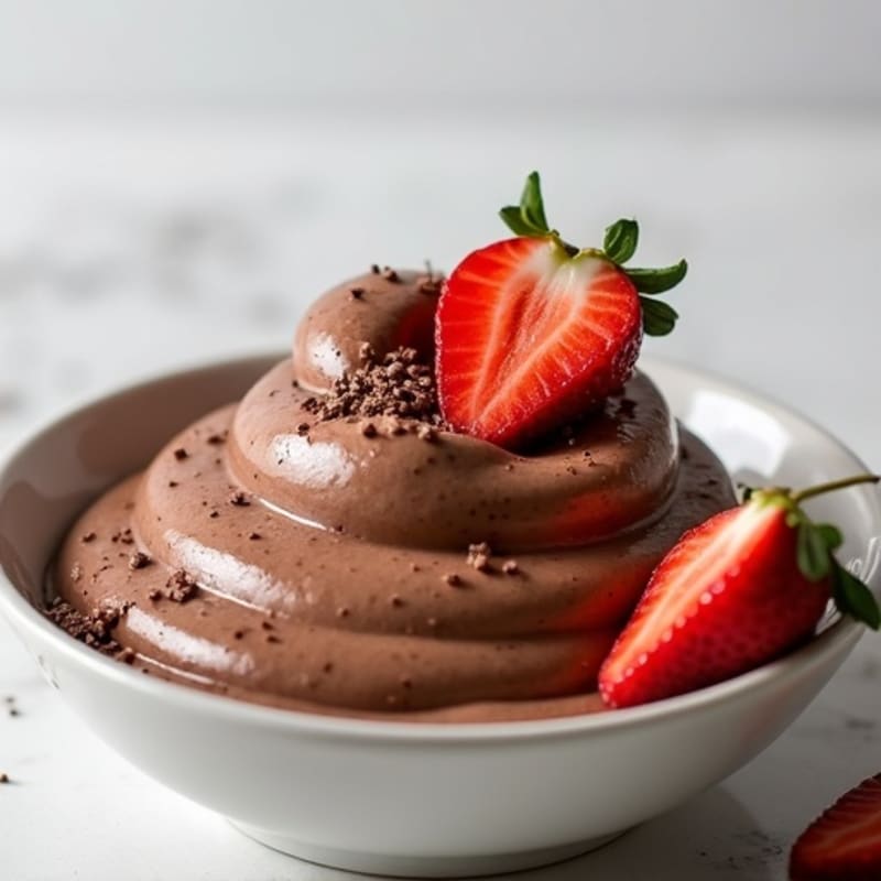 Silky Chocolate Protein Pudding with Greek Yogurt
