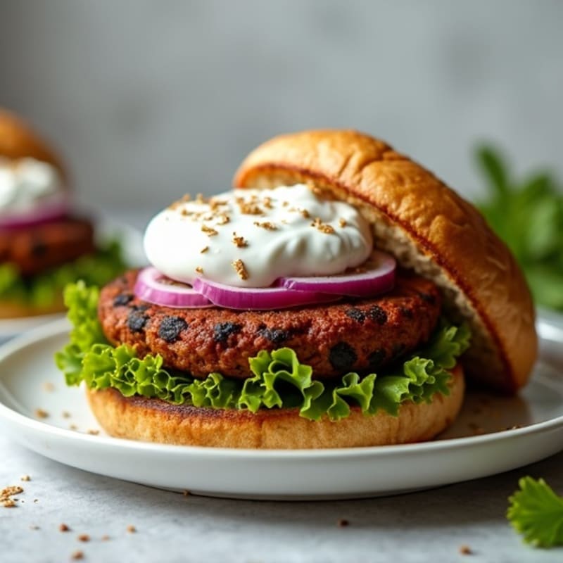 Hearty Smoky Black Bean Burgers