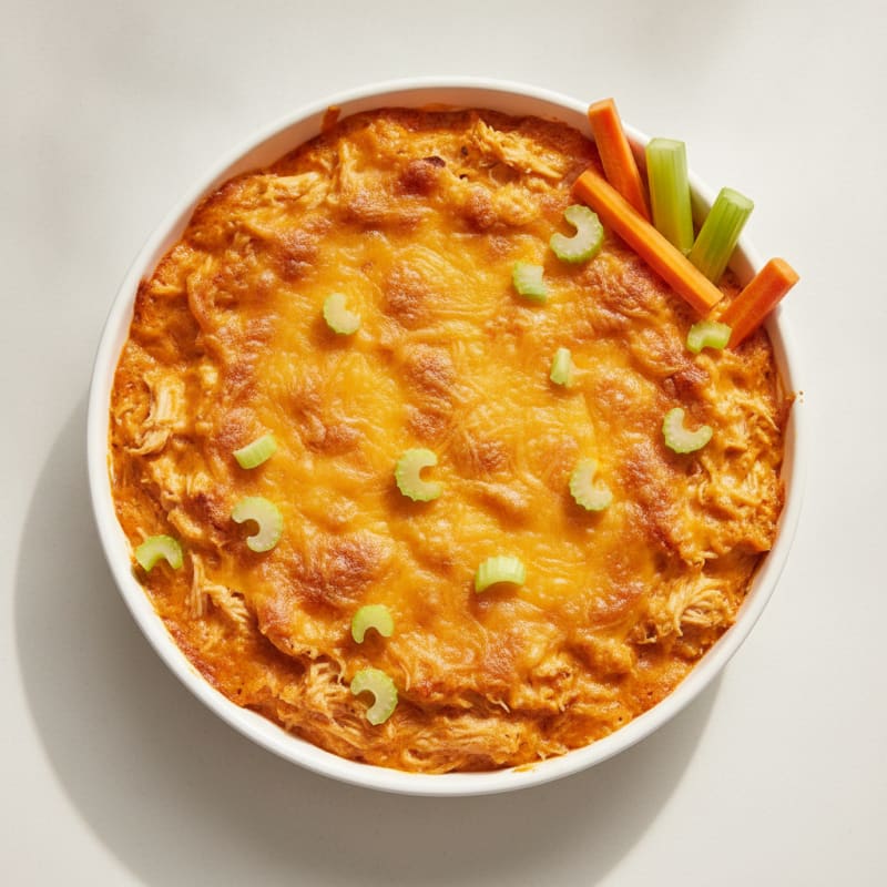 Buffalo Chicken Baked Dip