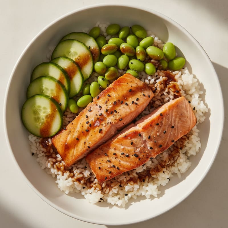 Salmon Sushi Rice Bowl