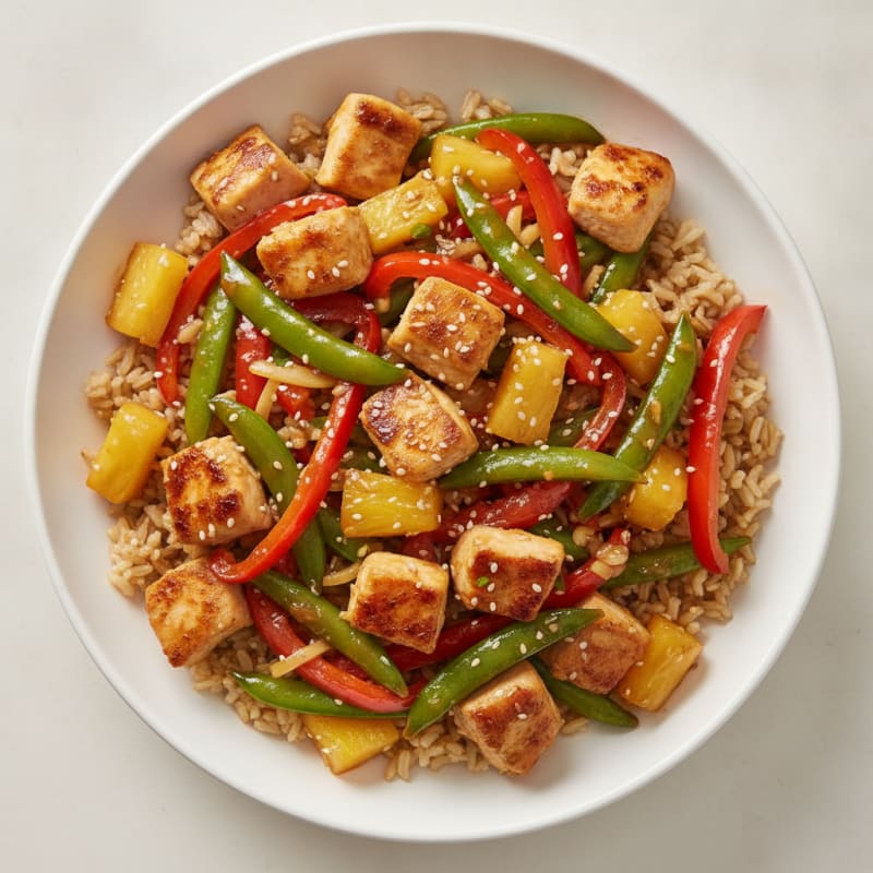 Sweet and Sour Chicken Stir-Fry
