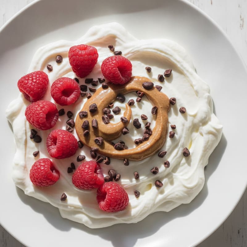 Silky Greek Yogurt Protein Mousse with Fresh Berries
