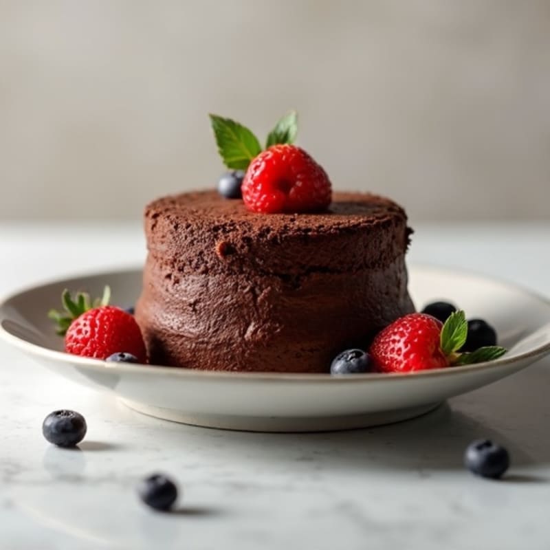 Dark Chocolate Protein Soufflé