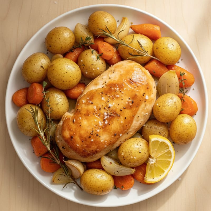 Slow Cooker Herb-Roasted Chicken