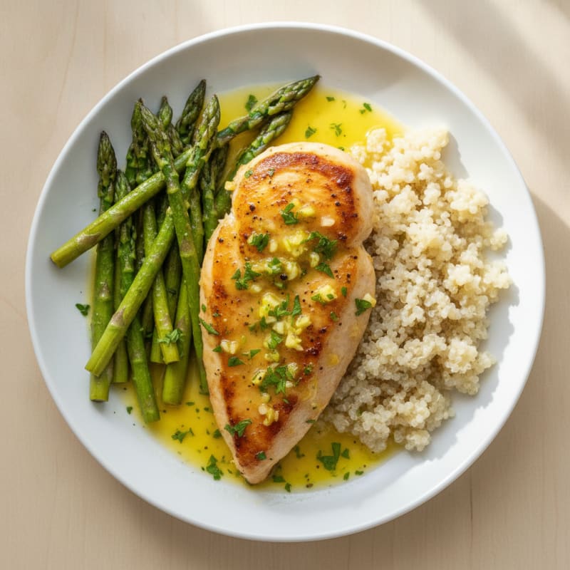 Pan-Seared Chicken with Lemon-Herb Sauce