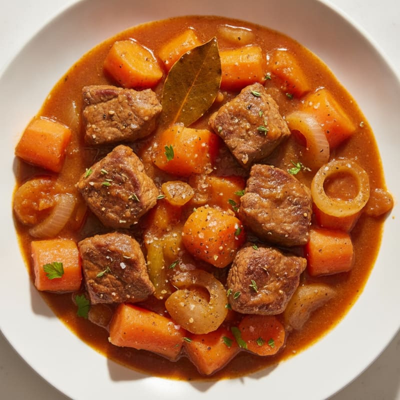 Hearty Beef and Root Vegetable Stew