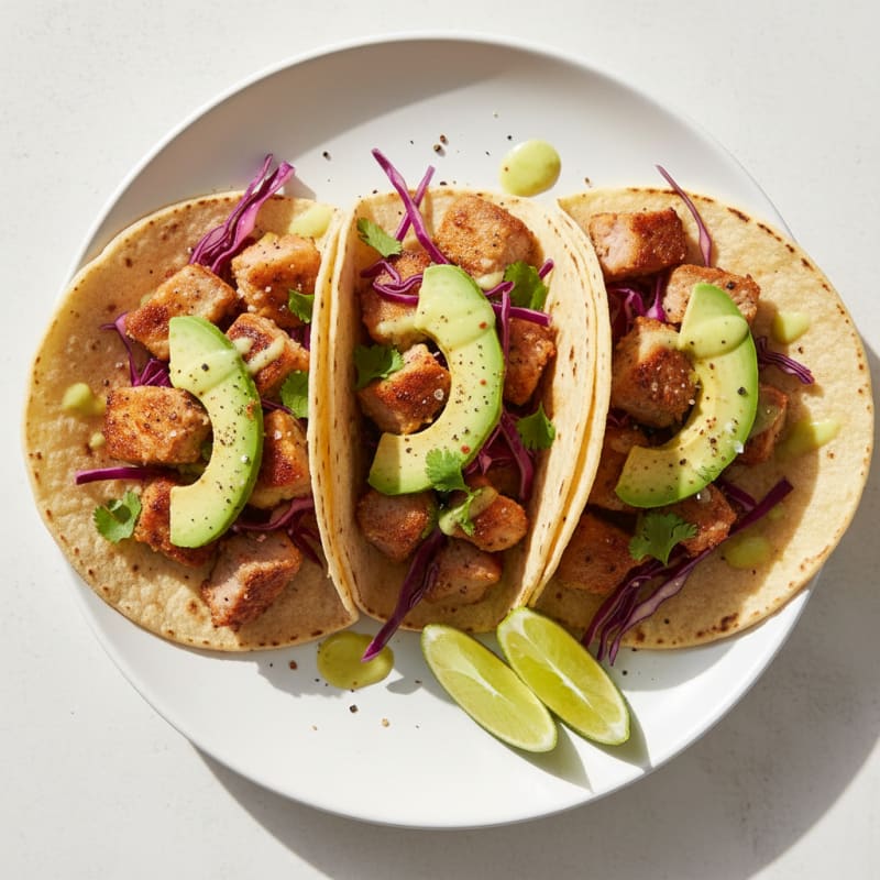 Crispy Chili-Lime Pork Carnitas Tacos