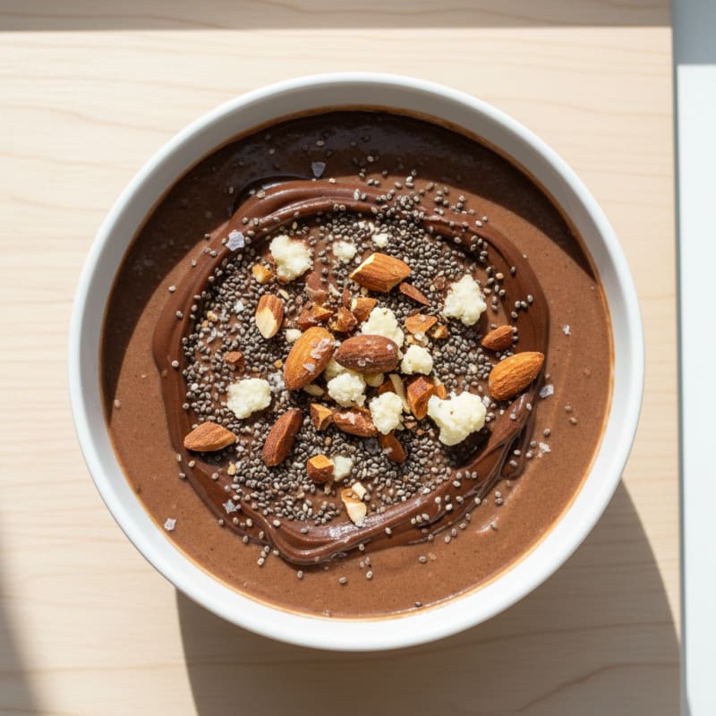 Creamy Chocolate Almond Protein Smoothie