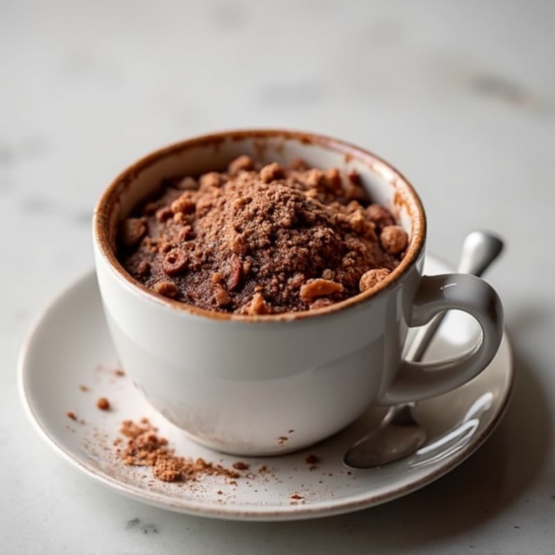 Protein-Rich Double Chocolate Mug Cake