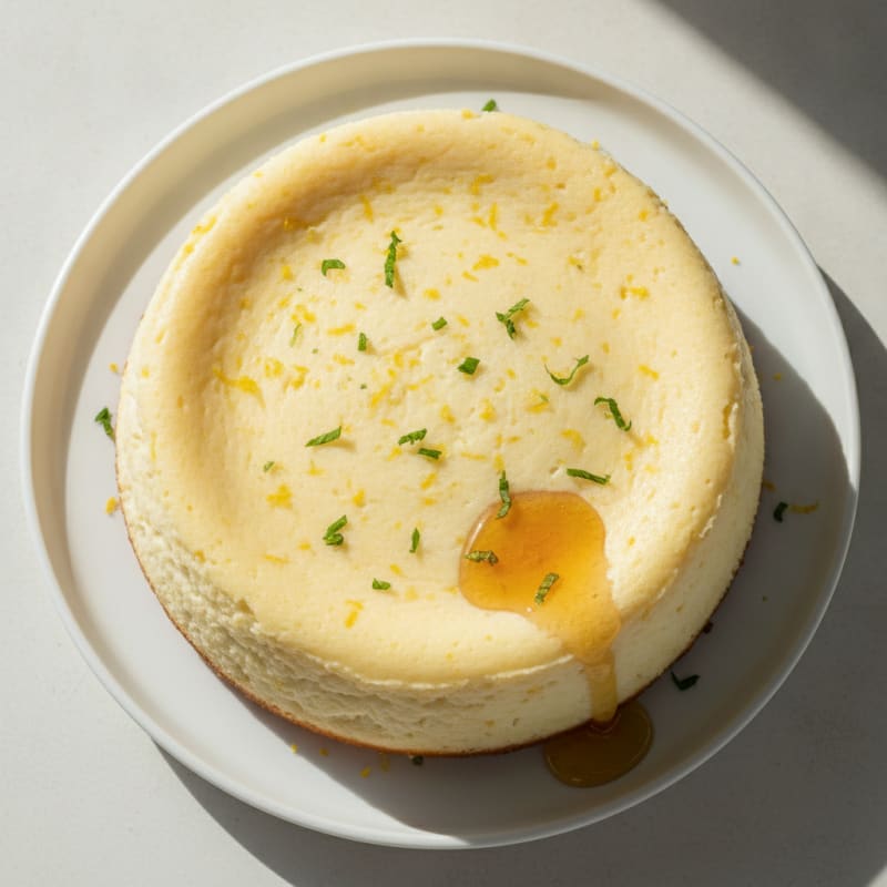 High-Protein Ricotta Cheesecake with Greek Yogurt