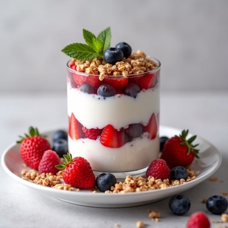Greek Yogurt Berry Protein Parfait