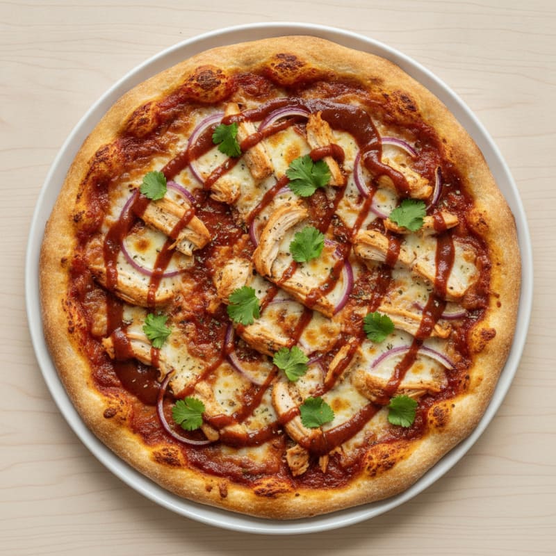 High-Protein BBQ Chicken Pizza