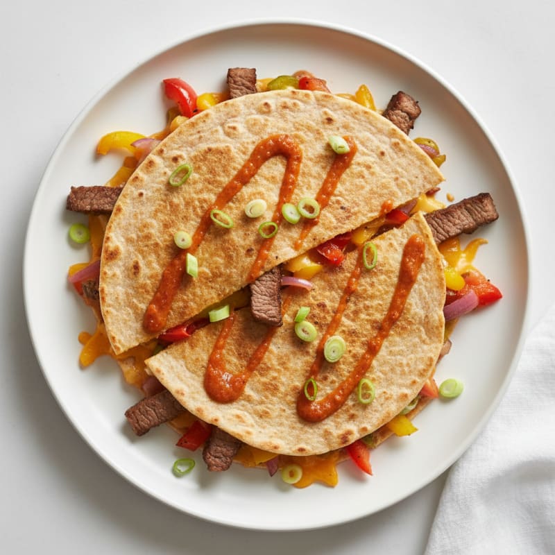Crispy Chili-Lime Steak Quesadillas