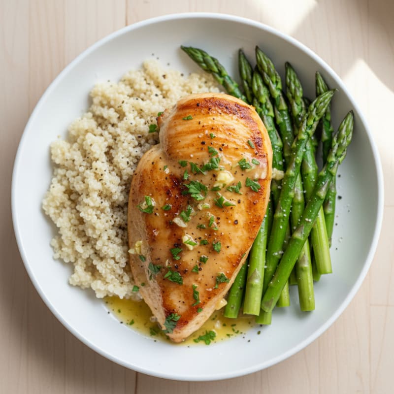 Pan-Seared Chicken with Lemon-Herb Sauce