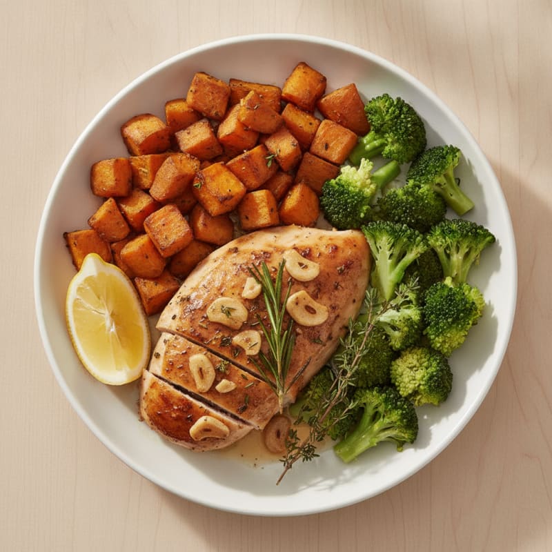 Garlic Herb Roasted Chicken