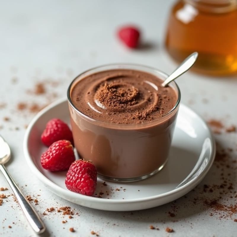 Silky Chocolate Protein Pudding with Greek Yogurt
