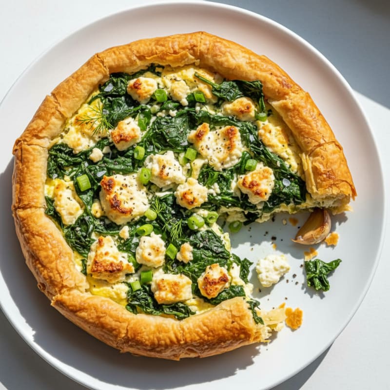 Spinach and Feta Phyllo Pie