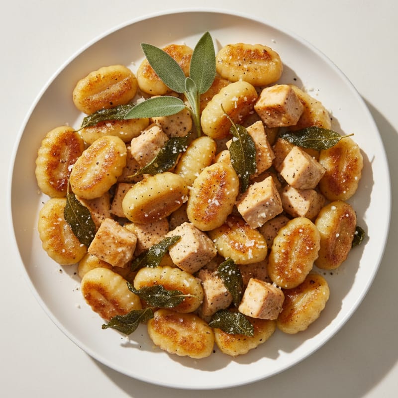 Creamy Ricotta Gnocchi with Sage Butter
