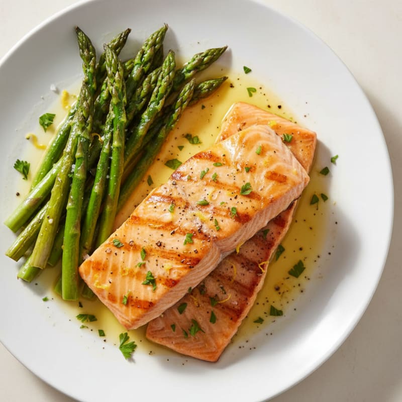 Golden Lemon-Herb Grilled Salmon