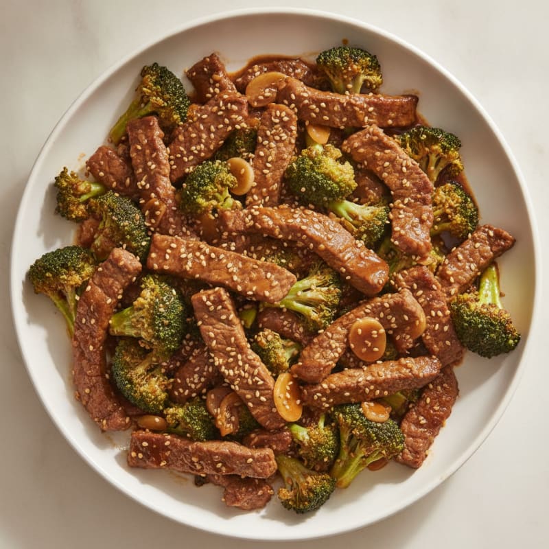 Sesame Beef and Broccoli Stir-Fry