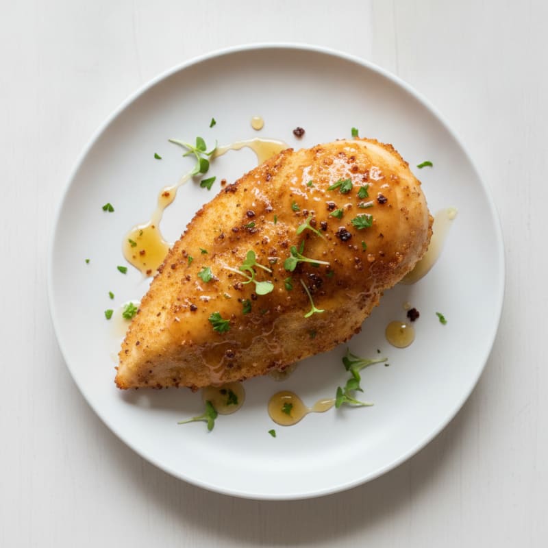 Air-Fried Buttermilk Chicken with Honey Glaze