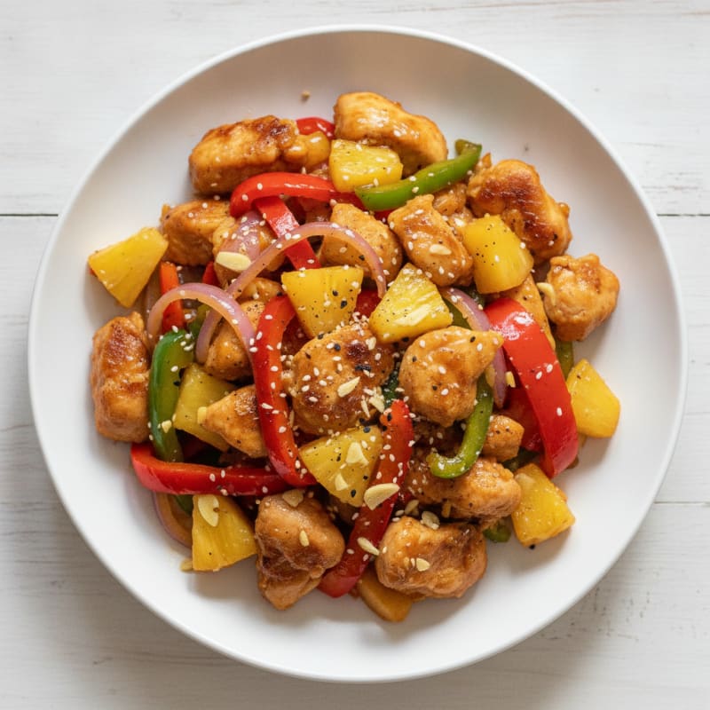 Sweet and Sour Chicken Stir-Fry