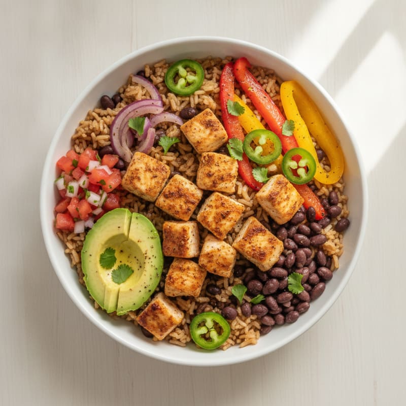 Spicy Mexican Chicken and Rice Bowl
