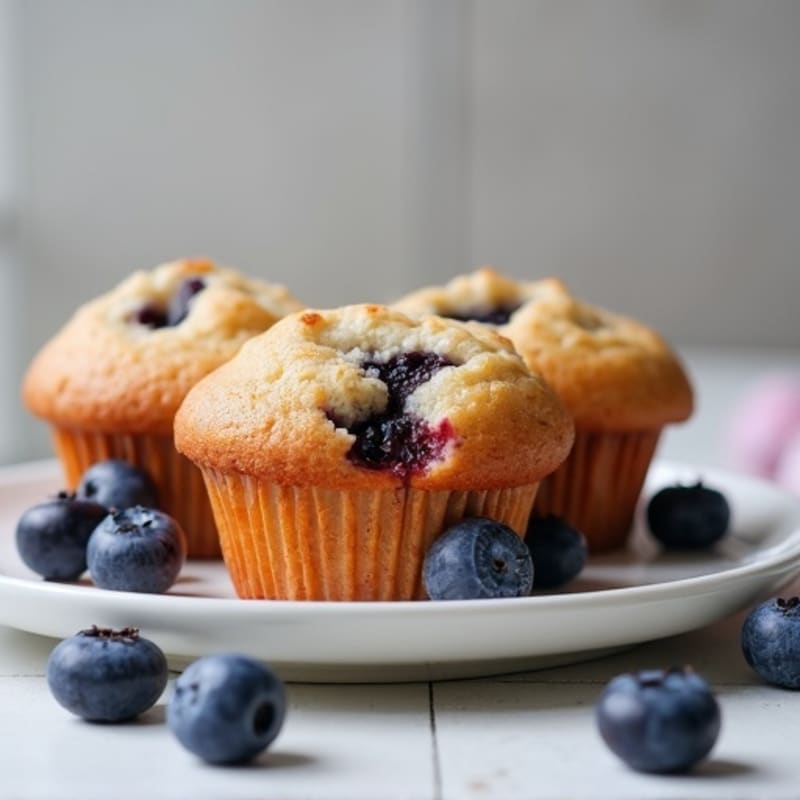 Protein Powder Berry Muffins