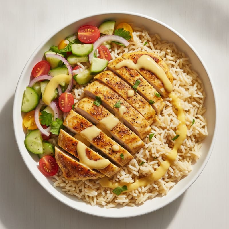 Chicken Shawarma Rice Bowl