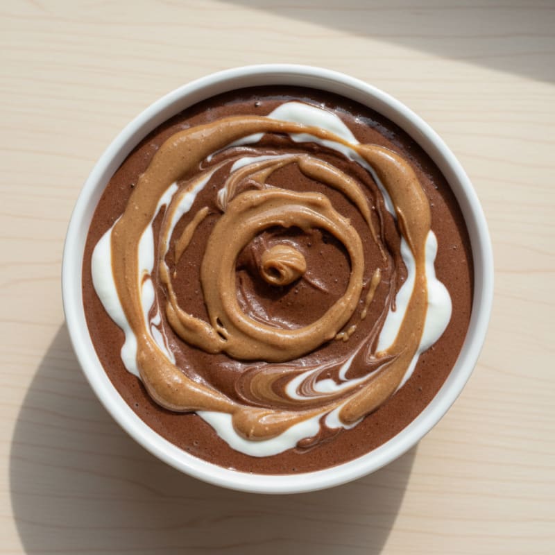 Silky Chocolate Protein Pudding with Greek Yogurt