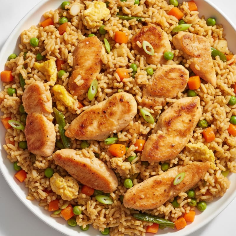 Savory Chicken and Vegetable Fried Rice