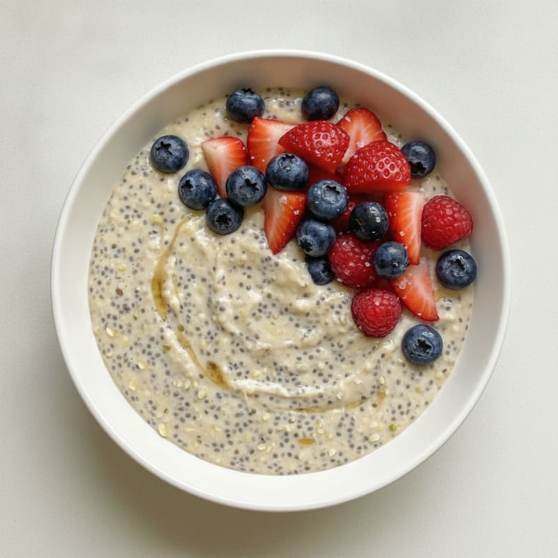 Berry Chia Seed Pudding