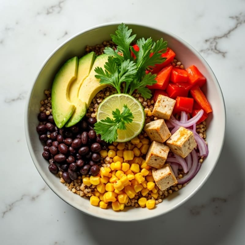 Zesty Lime Quinoa Black Bean Bowl