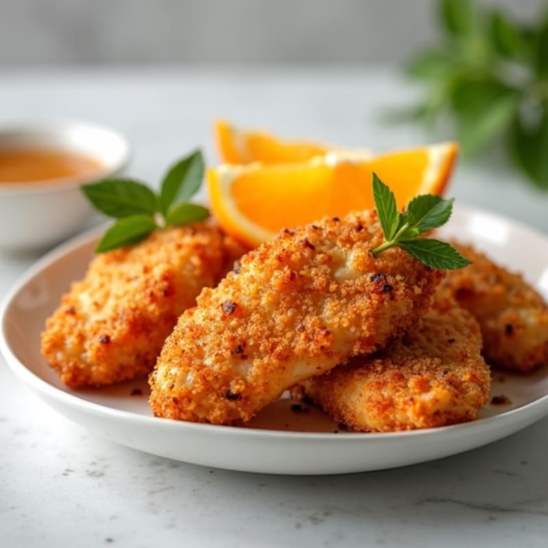 Crispy Air-Fried Orange Chicken
