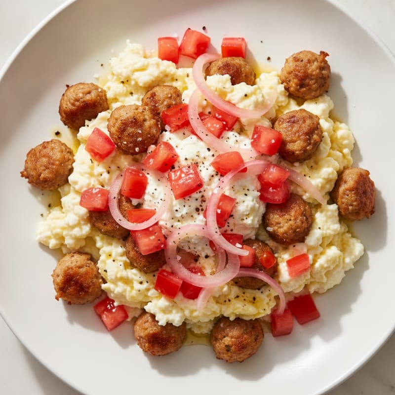 Savory Egg and Chicken Sausage Bowl