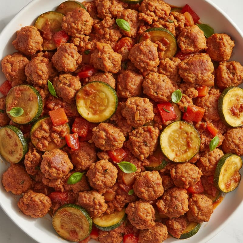 Hot Honey Chicken Sausage with Marinara