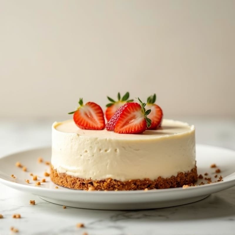 Creamy Greek Yogurt Protein Cheesecake
