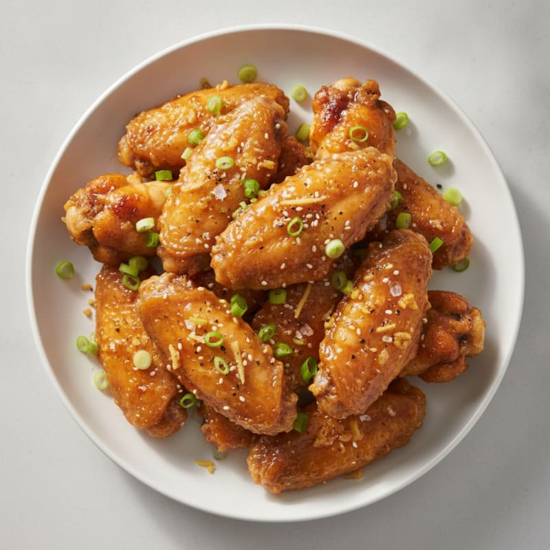 Honey-Garlic Glazed Chicken Wings