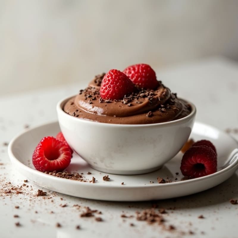 Silky Chocolate Protein Pudding with Greek Yogurt