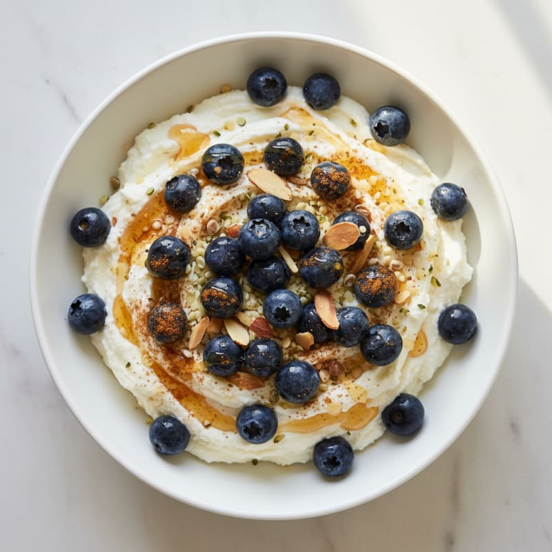 Creamy Cottage Cheese with Berries