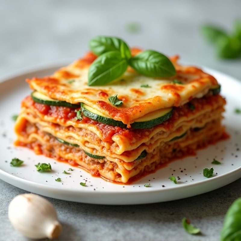 Healthy Zucchini Lasagna