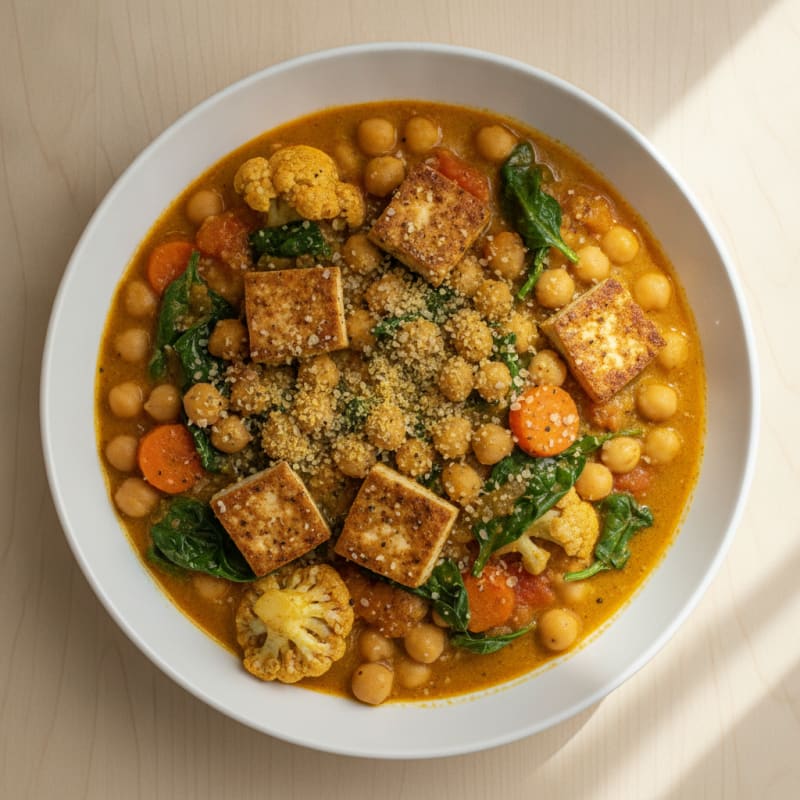 Hearty Chickpea and Vegetable Curry